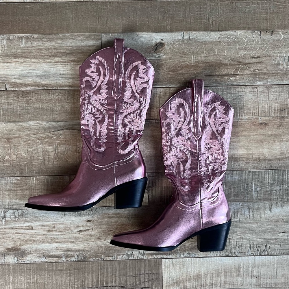 Billini Danilo Light Pink Western boot size 6 - Picture 3 of 8